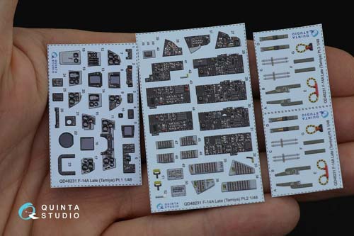 Quinta Studio 1/48 F-14A late Interior Detail Set