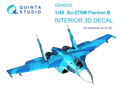 Quinta Studio 1/48 Su-27SM Interior Detail Set