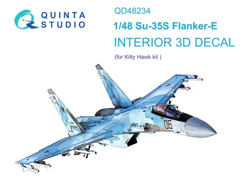 Quinta Studio 1/48 Su-35S Interior Detail Set