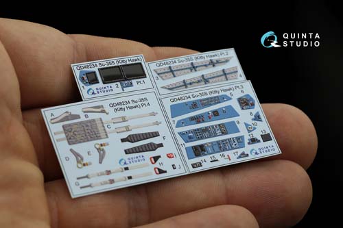 Quinta Studio 1/48 Su-35S Interior Detail Set