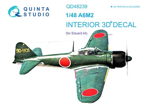 Quinta Studio 1/48 A6M2 Interior Detail Set