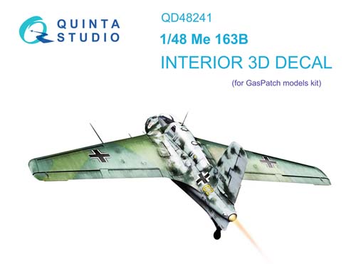 Quinta Studio 1/48 Me 163B Interior Detail Set