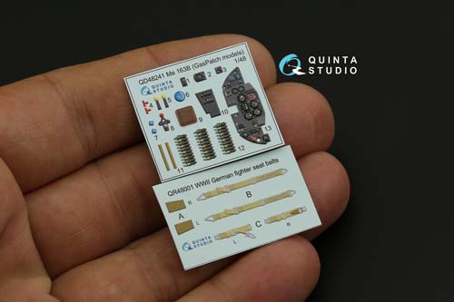 Quinta Studio 1/48 Me 163B Interior Detail Set