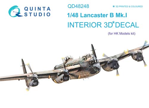 Quinta Studio 1/48 Lancaster B.I Interior Detail Set
