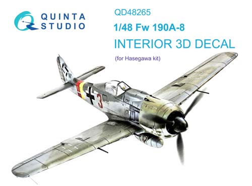 Quinta Studio 1/48 Fw 190A-8 Interior Detail Set