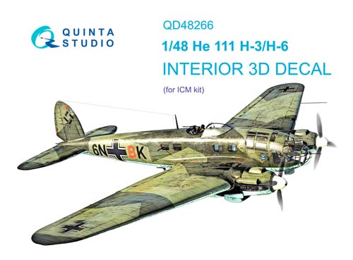 Quinta Studio 1/48 He 111H-3/H-6 Interior Detail Set