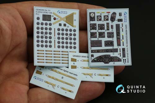 Quinta Studio 1/48 He 111H-3/H-6 Interior Detail Set