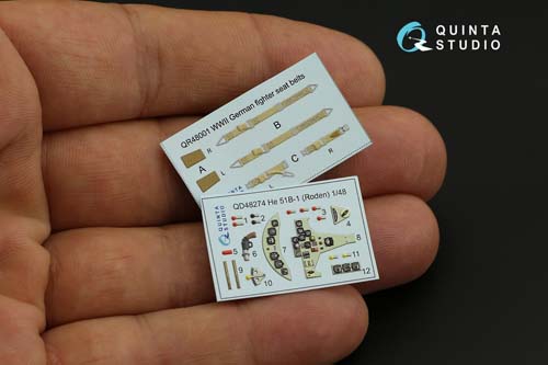 Quinta Studio 1/48 He 51B-1 Interior Detail Set
