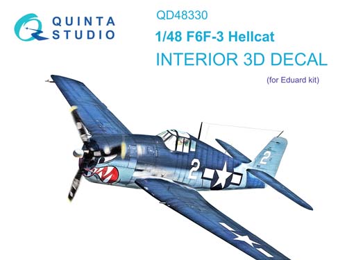 Quinta Studio 1/48 F6F-3 Interior Detail Set