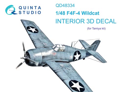 Quinta Studio 1/48 F4F-4 Interior Detail Set