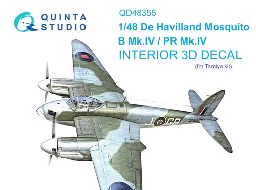 Quinta Studio 1/48 Mosquito B.IV Interior Detail Set