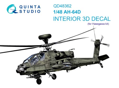 Quinta Studio 1/48 AH-64D Interior Detail Set