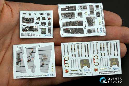 Quinta Studio 1/48 F-4E w/o DMAS Interior Detail Set