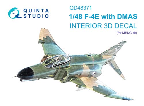 Quinta Studio 1/48 F-4E w/DMAS Interior Detail Set