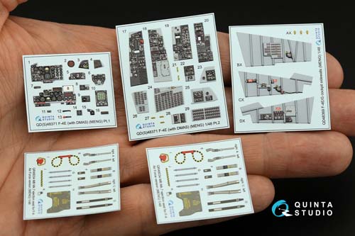 Quinta Studio 1/48 F-4E w/DMAS Interior Detail Set