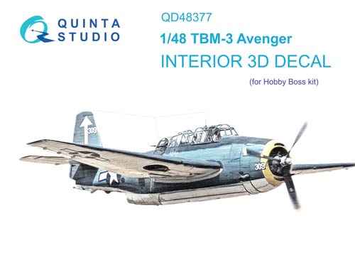 Quinta Studio 1/48 TBM-3 Interior Detail Set