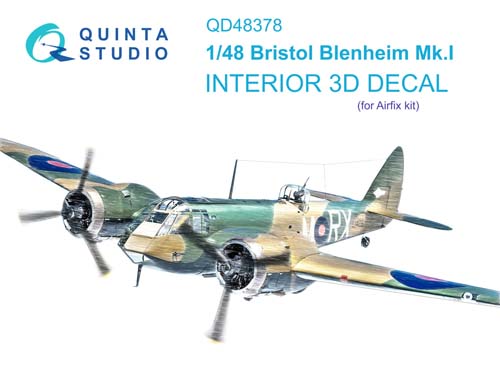 Quinta Studio 1/48 Blenheim Mk.I Interior Detail Set