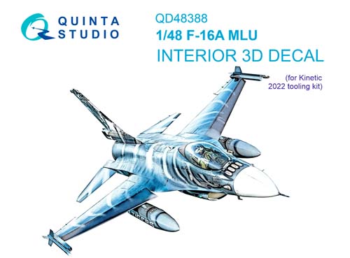 Quinta Studio 1/48 F-16A MLU Interior Detail Set