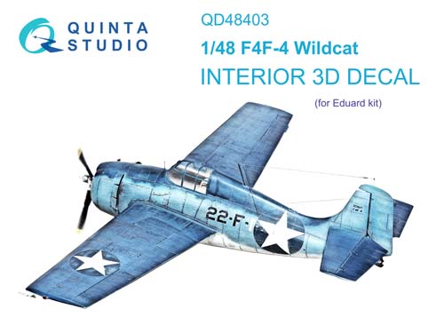 Quinta Studio 1/48 F4F-4 Interior Detail Set