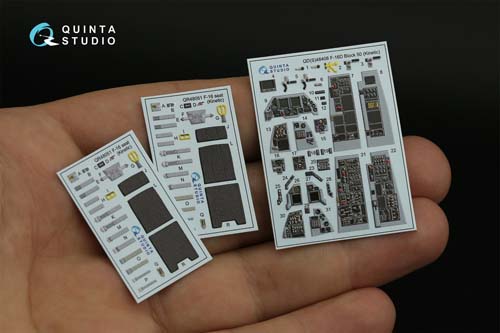 Quinta Studio 1/48 F-16D Block 50 Interior Detail Set