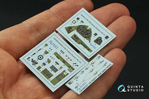 Quinta Studio 1/48 F6F-3E/N Interior Detail Set