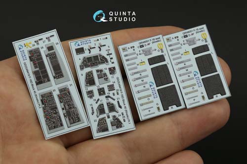 Quinta Studio 1/48 F-16D Block 40 Interior Detail Set