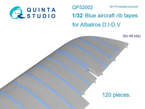Quinta Studio 1/32 Albatros D.1-D.V Blue Rib Tape