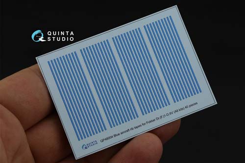 Quinta Studio 1/48 Fokker Dr.I/F.I Blue Rib Tape