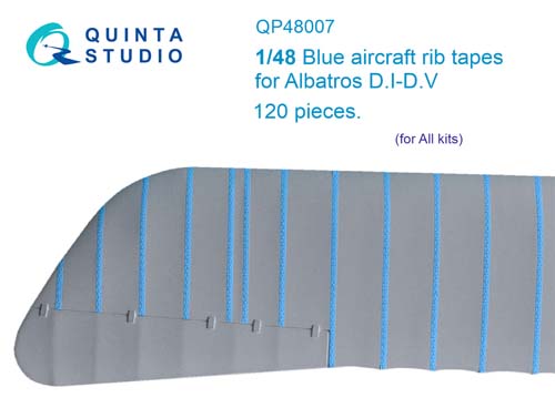 Quinta Studio 1/48 Albatros D.1-D.V Blue Rib Tape