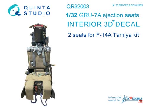 Quinta Studio 1/32 GRU-7 Ejection Seat (TAM) Detail Set