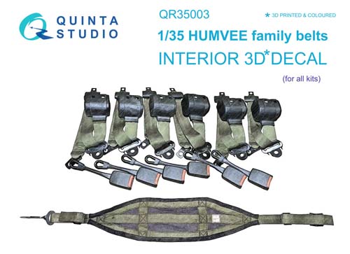 Quinta Studio 1/35 HUMVEE Family Belts Set