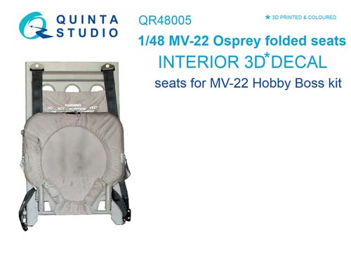Quinta Studio 1/48 MV-22 Seats Detail Set