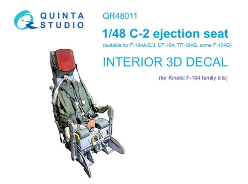 Quinta Studio 1/48 C-2 Ejection Seat (KIN) Detail Set