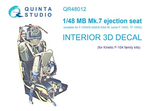 Quinta Studio 1/48 MB Mk.7 Ejection Seat (KIN) Detail Set